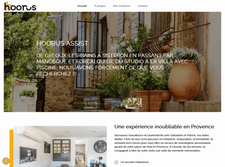 Hoorus Assist Website Preview