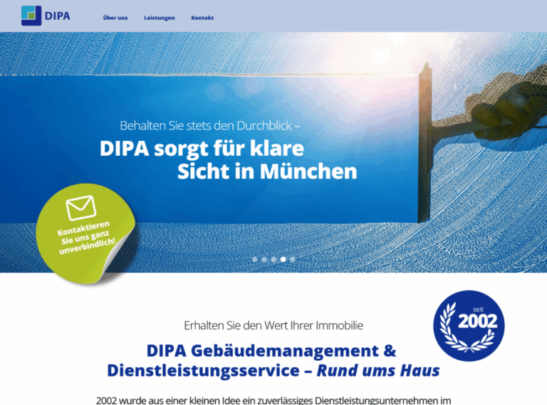 DIPA Website Preview