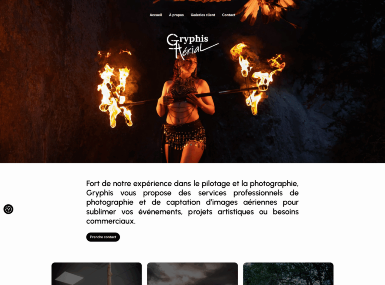 Gryphis Website Preview