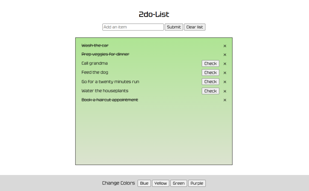 To-Do-Liste Screenshot